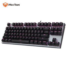 MEETION MK04 Portable USB Metal Mini Glowing Light Up Semi Spanish Japanese Korean Mechanical Gaming Keyboard