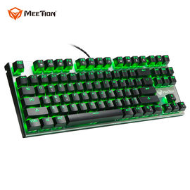 MEETION MK04 Portable USB Metal Mini Glowing Light Up Semi Spanish Japanese Korean Mechanical Gaming Keyboard