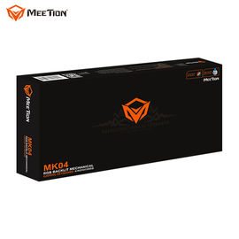 MEETION MK04 Portable USB Metal Mini Glowing Light Up Semi Spanish Japanese Korean Mechanical Gaming Keyboard