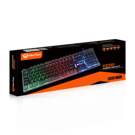 MEETION Hot Sales RGB Rainbow Backlit Membrane Gaming Keyboard with Metal Base