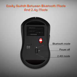 MeeTion R550 Travel PC Ergonomic Inalambrico Dual 2.4Ghz Wifi Silent Rechargeable Laptop Wireless Bluetooth Mouse