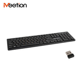 MEETION WK841 Shenzhen CC CE Multimedia Office White Arabic Slim Usb 2.4G Wireless Keyboard For Laptop Pc