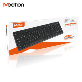 Hot Selling Ergonomic Waterproof Multi Language Layout USB Laptop Desktop Standard Computer Wired Keyboard arabic keyboard