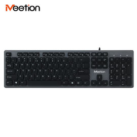 MEETION USB Chocolate Thin Waterproof Ergonomics Computer Convenient Wired standard Keyboard