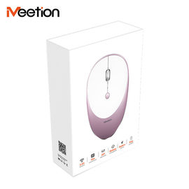 MeeTion R600 Sevimli Pembe PC Küçük Seyahat Sessiz 2.4G Wifi Usb Mini Optik Dizüstü Kablosuz Fareler Fare DPI Var